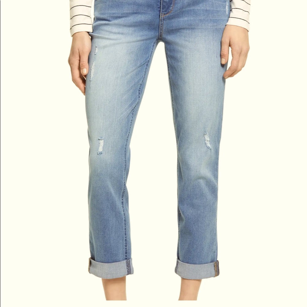 Wit & Wisdom super comfortable jeans,cuffed cropped or un cuffed full length